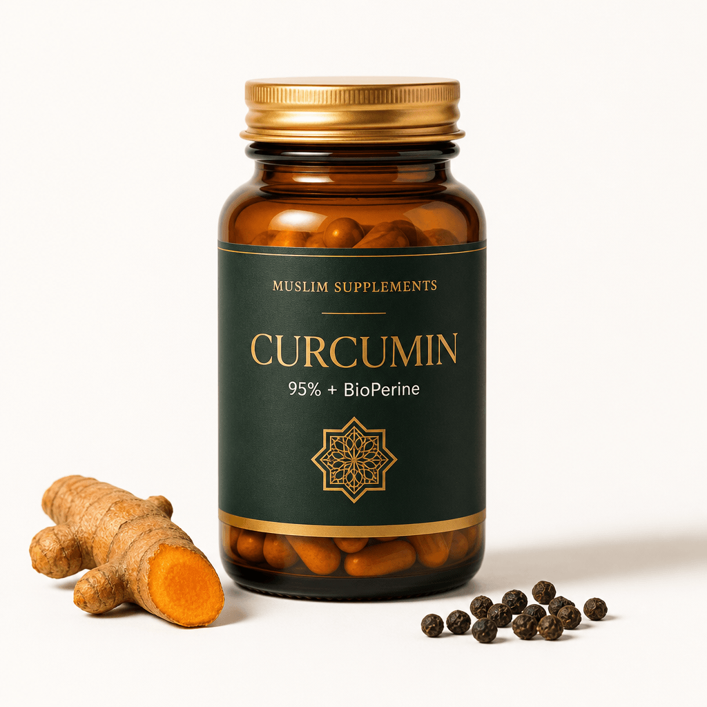 Curcumin + Black Pepper — halal supplement by Muslim Supplements