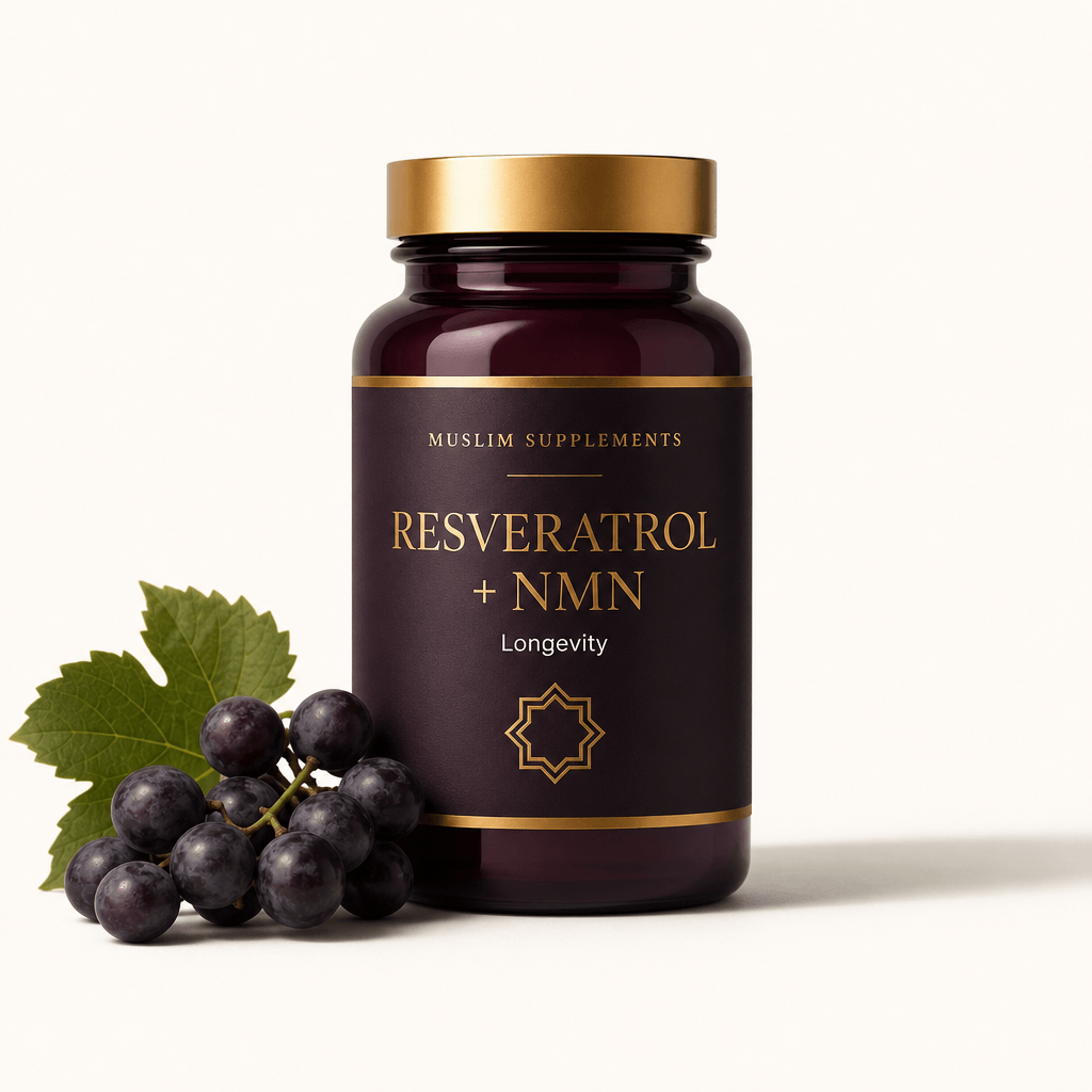 Resveratrol + NMN — halal supplement by Muslim Supplements